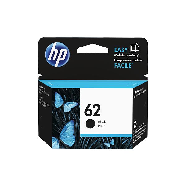 （まとめ）HP HP62 インキ薬莢 黒C2P04AA 1個 【×3仕掛ける】