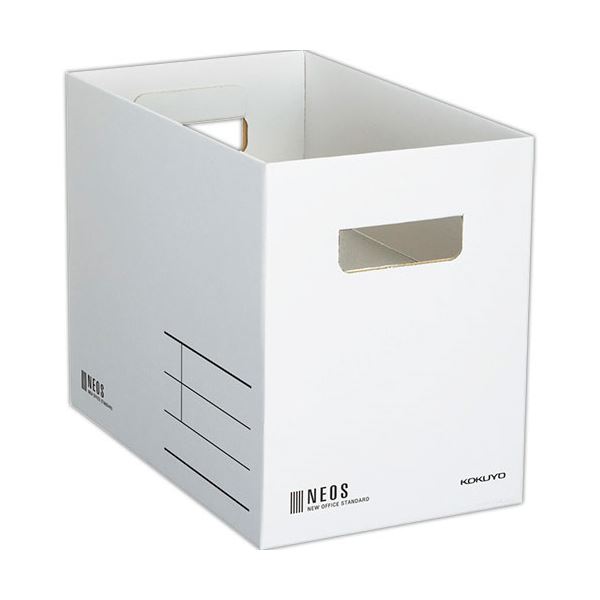(まとめ) コクヨ 納めるボックス席（NEOS）M大きさ 白いこと A4-NEMB-W 1個  【×10仕掛ける】