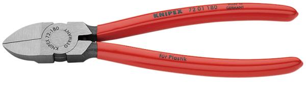 クニペックス プラスチック用ニッパー 180mm 7201-180 　送料込み！