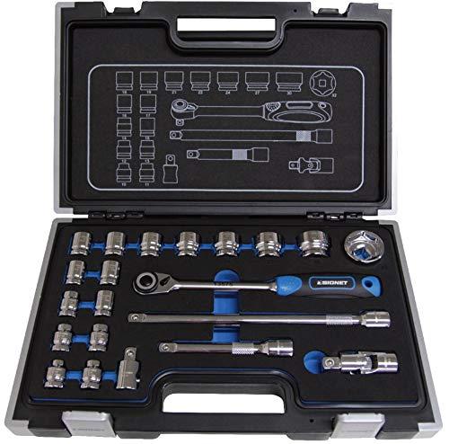 13137 1/2DR 21PC ショートソケットセット(6角) 　送料込み！