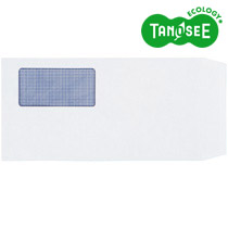 TANOSEE 業務用窓付封筒ワンタッチテープ付 長3 ホワイト 裏地紋付 1000枚入(MN3-1000TW) 　送料込み！｜日本茶と健康茶のお店いっぷく茶屋