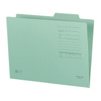 個別フォルダーFタイプカラーA4緑 (A4-IFF-G) ****** 販売単位 1セット(10個入)***** (入数10)