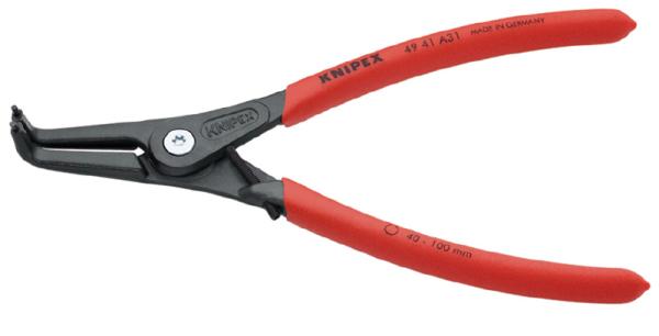 4941A31KNIPEX 8 -13mm 穴用スナップリングプライヤー 曲8358267 　送料込み！