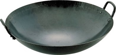 1700209 山田 鉄打出 中華鍋(板厚1.6mm)54cm 　送料込み！｜日本茶と健康茶のお店いっぷく茶屋