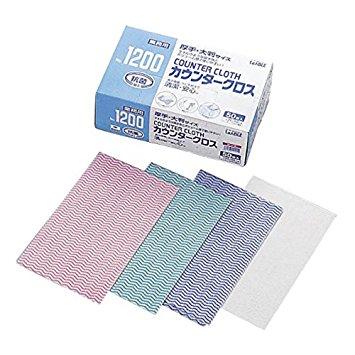 0645004 リーテック抗菌カウンタークロス1200(50枚入)ホワイト 送料込み!