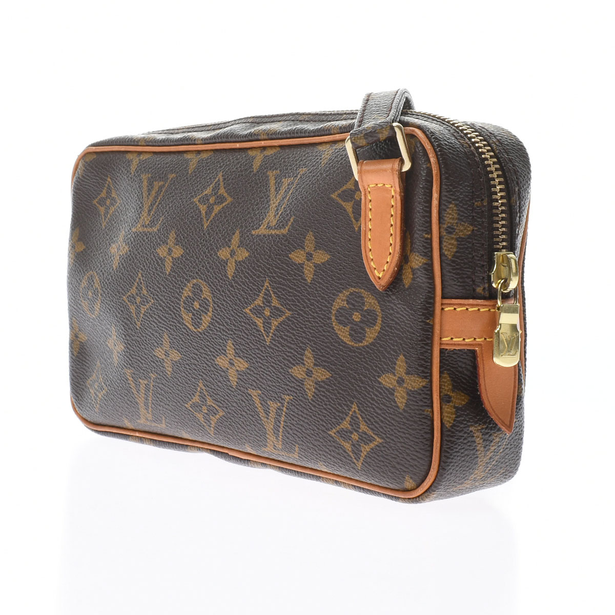 ルイ ヴィトン LOUIS マルリー レディース VUITTON ブラウン ヌメ革