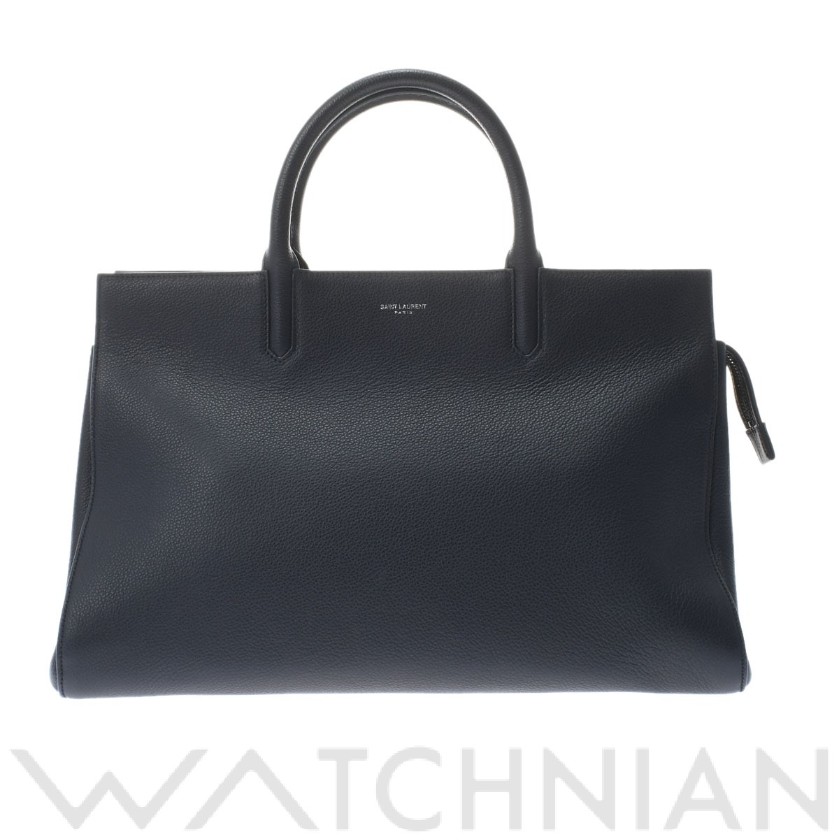SAINT LAURENT カバリヴゴーシュ 2way レザー ハンドバッグ 448967 ブラック (189693 main image 1