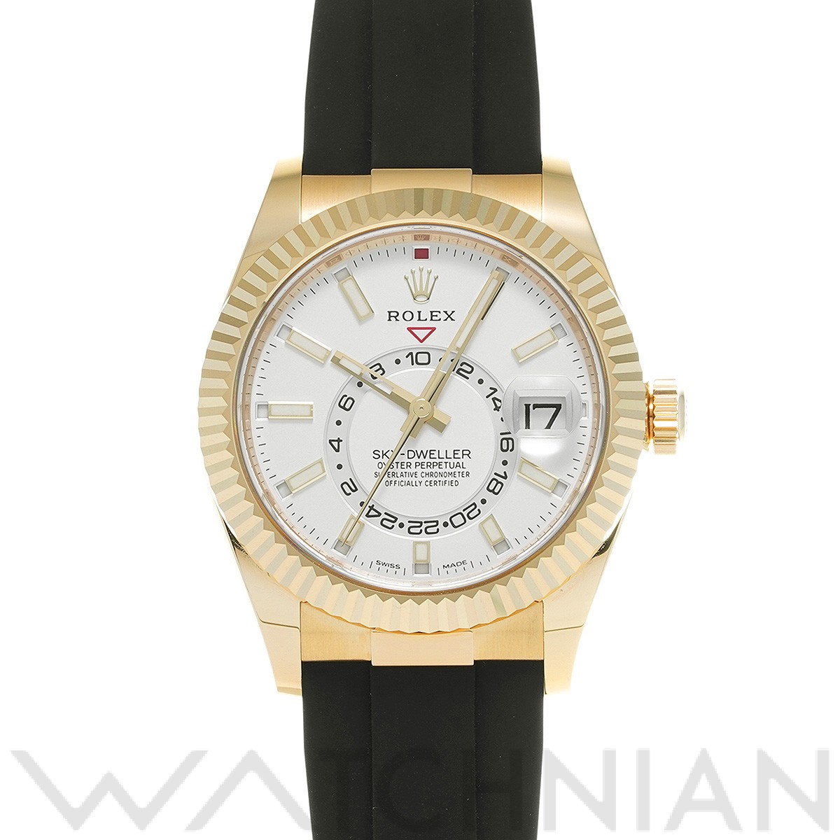 【楽天市場】【中古】 ロレックス ROLEX スカイドゥエラー 326238 ランダムシリアル ホワイト メンズ 腕時計：ウォッチニアン ...