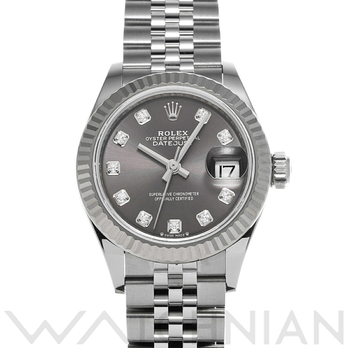 279174g 【楽天市場】【ローン60回払い無金利】【中古】 ロレックス ROLEX レディ デイトジャスト 28 279174G ランダムシリアル ダーク ...