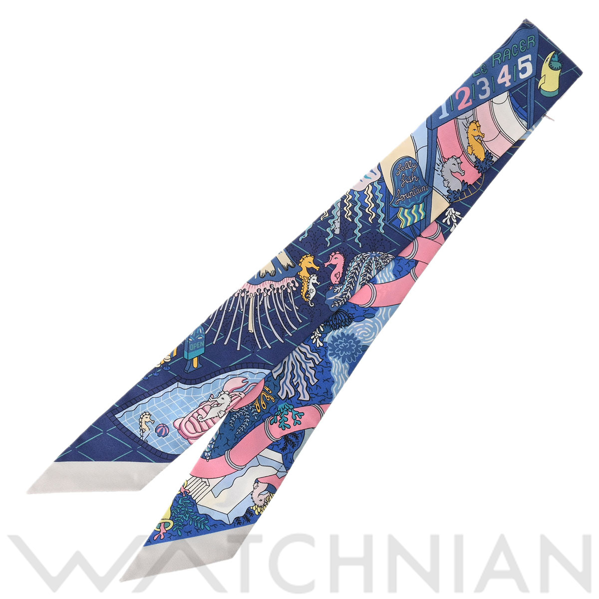 HERMES スプリングス シルクスカーフ HERMES Vintage Silk Scarf Carre 90 SPRINGS エルメス シルク