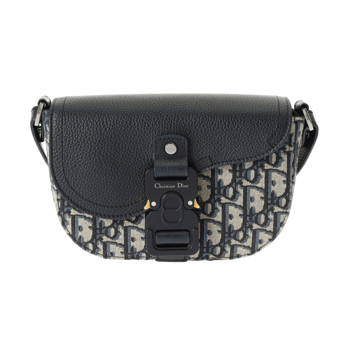 【楽天市場】ディオール Dior Saddle フラップメッセンジャーバッグ ミニ ベージュ/ブラック 2ADCA435YKS_H27E オブ