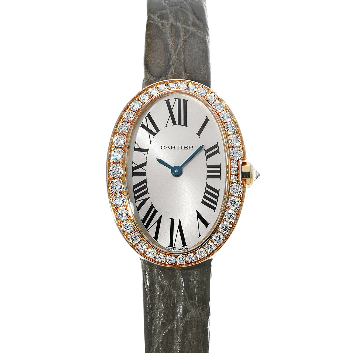 カルティエ CARTIER ベニュワール SM WB520004 シルバー レディース 腕時計 カルティエ 時計 高級腕時計 ブランド 【ローン48回払い無金利】【中古】