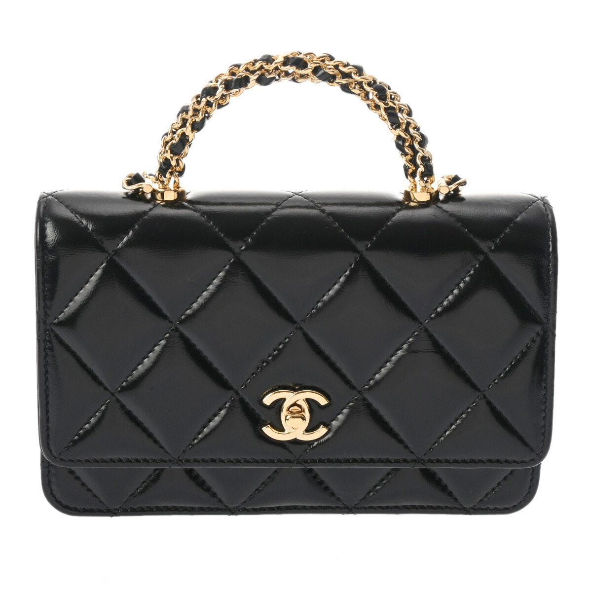 小物 CHANEL チェーンウォレット 長財布 ブラック 黒[AP4241 Y01864 C3906