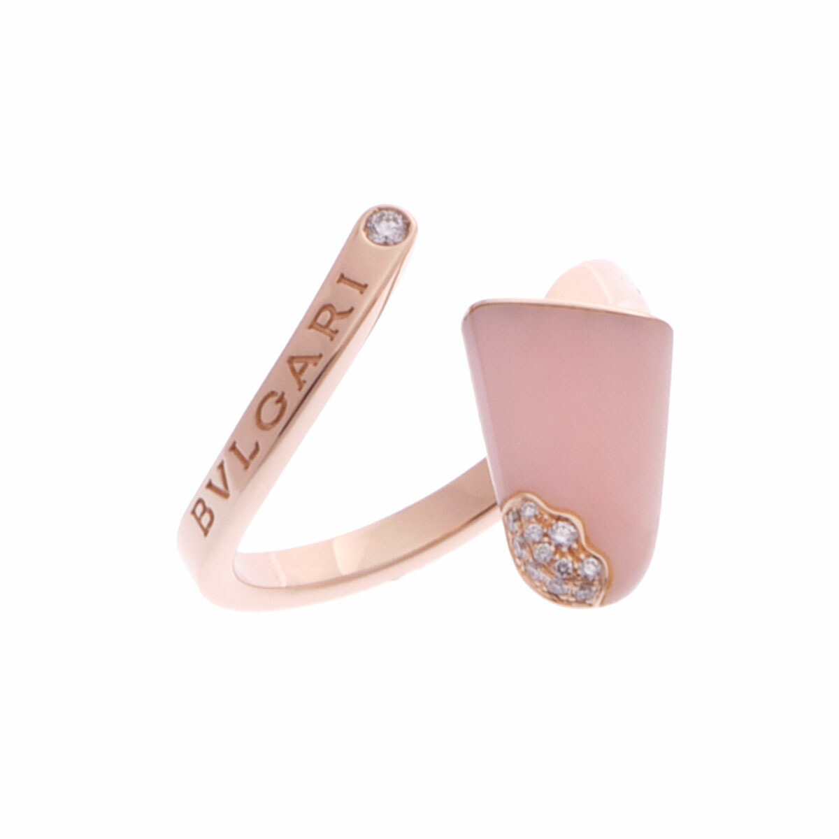 楽天市場】ブルガリ 指輪 K18PG オニキス ダイヤ ジェラーティリング