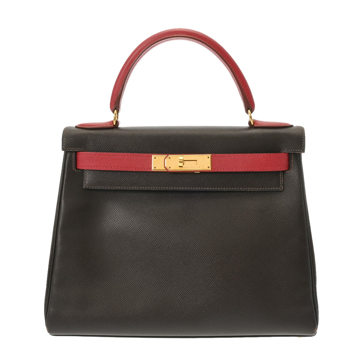 楽天市場】HERMES エルメス ケリー 32 外縫い 2WAY ルージュビフ