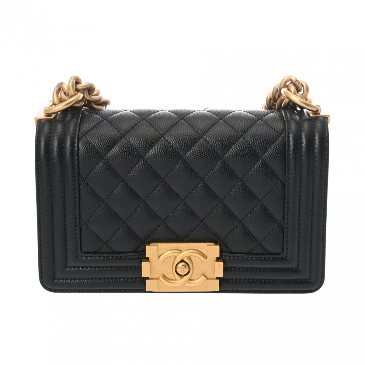CHANEL ボーイシャネル キャビア フォンケース ミニクロスバッグ スマホ フォンケース CHANEL BOY CHANEL(シャネル ボーイ