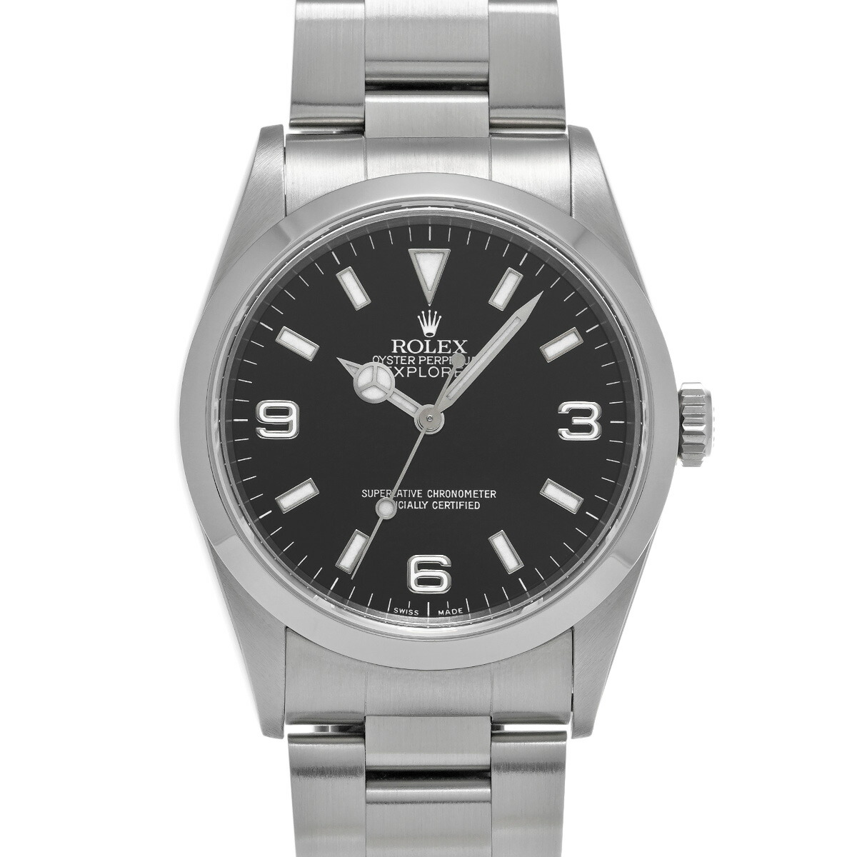 ロレックス ROLEX エクスプローラー 14270 P番(2000年頃製造) ブラック メンズ 腕時計 ロレックス 時計 高級腕時計 ブランド 【ローン48回払い無金利】【中古】