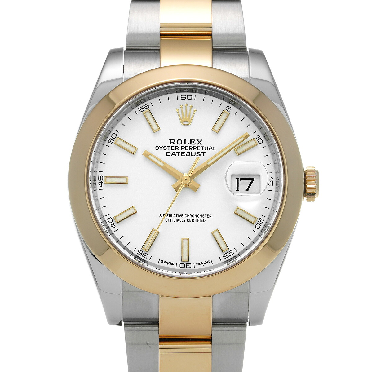 ロレックス ROLEX デイトジャスト 41 126303 ランダムシリアル ホワイト メンズ 腕時計 ロレックス 時計 高級腕時計 ブランド 【ローン48回払い無金利】【中古】