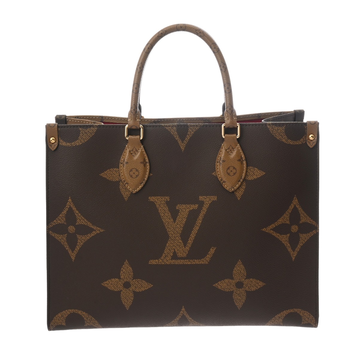 ルイ・ヴィトン ハンドバッグ ブラウン 中古・古着通販】LOUIS VUITTON (ルイ ヴィトン) ハンドバッグ