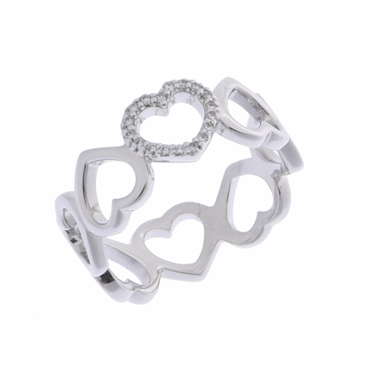 楽天市場】ティファニー センチメンタルハートリング/ダイヤ3P#9