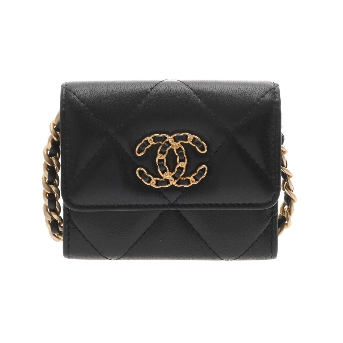シャネル CHANEL CHANEL19 チェーンコインパース ブラック AP1787 ラムスキン レディース コインケース シャネル 財布 ブランド 【ローン48回払い無金利】【中古】｜ウォッチニアン ブランド品専門店