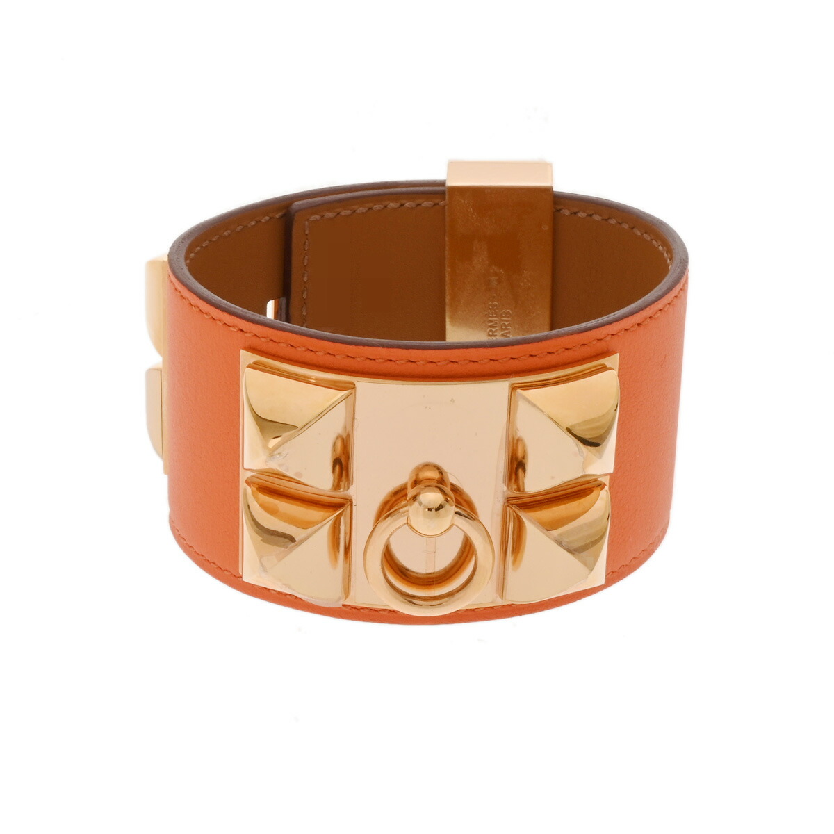 ⭐️美品　HERMES エルメス　レザーブレスレット　コリエドシアン　ゴールド HERMES エルメス レザーブレスレット コリエドシアン T2