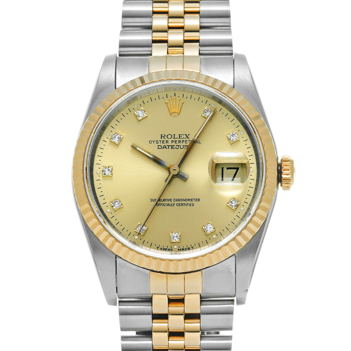 【正規品　ROLEX】デイトジャスト ダイヤ10P 116233G ロレックス(ROLEX) デイトジャスト 10Pダイヤ