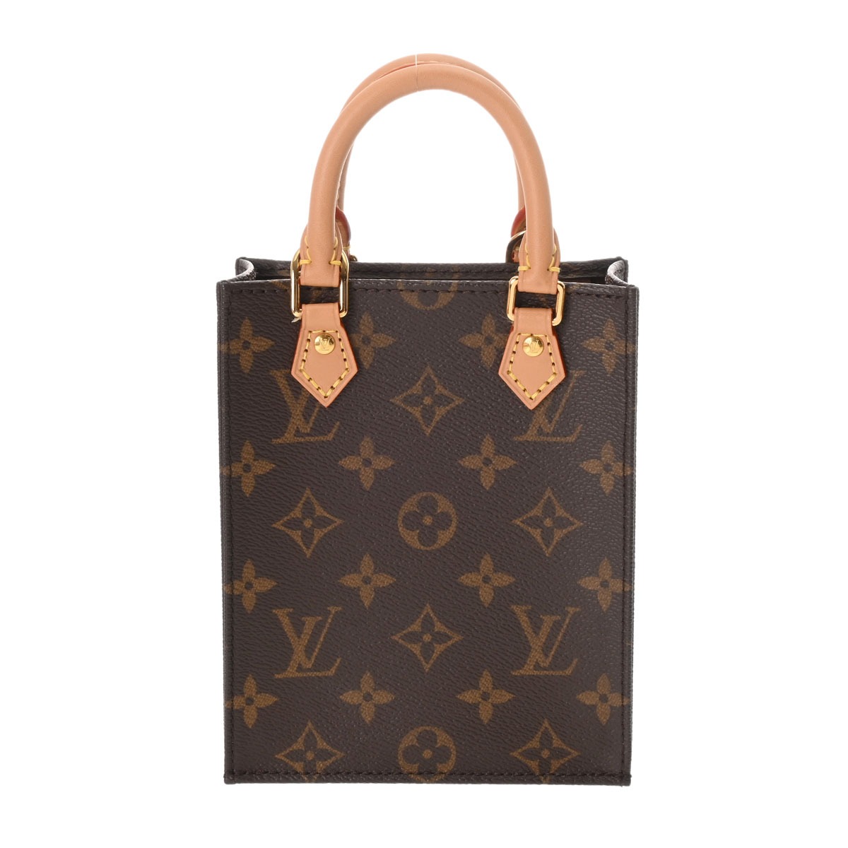 ルイ ヴィトン LOUIS VUITTON モノグラム プティット サックプラ 2WAY ブラウン M81295 モノグラムキャンバス レディース ハンドバッグ ヴィトンバッグ バック ブランド 【ローン48回払い無金利】【中古】