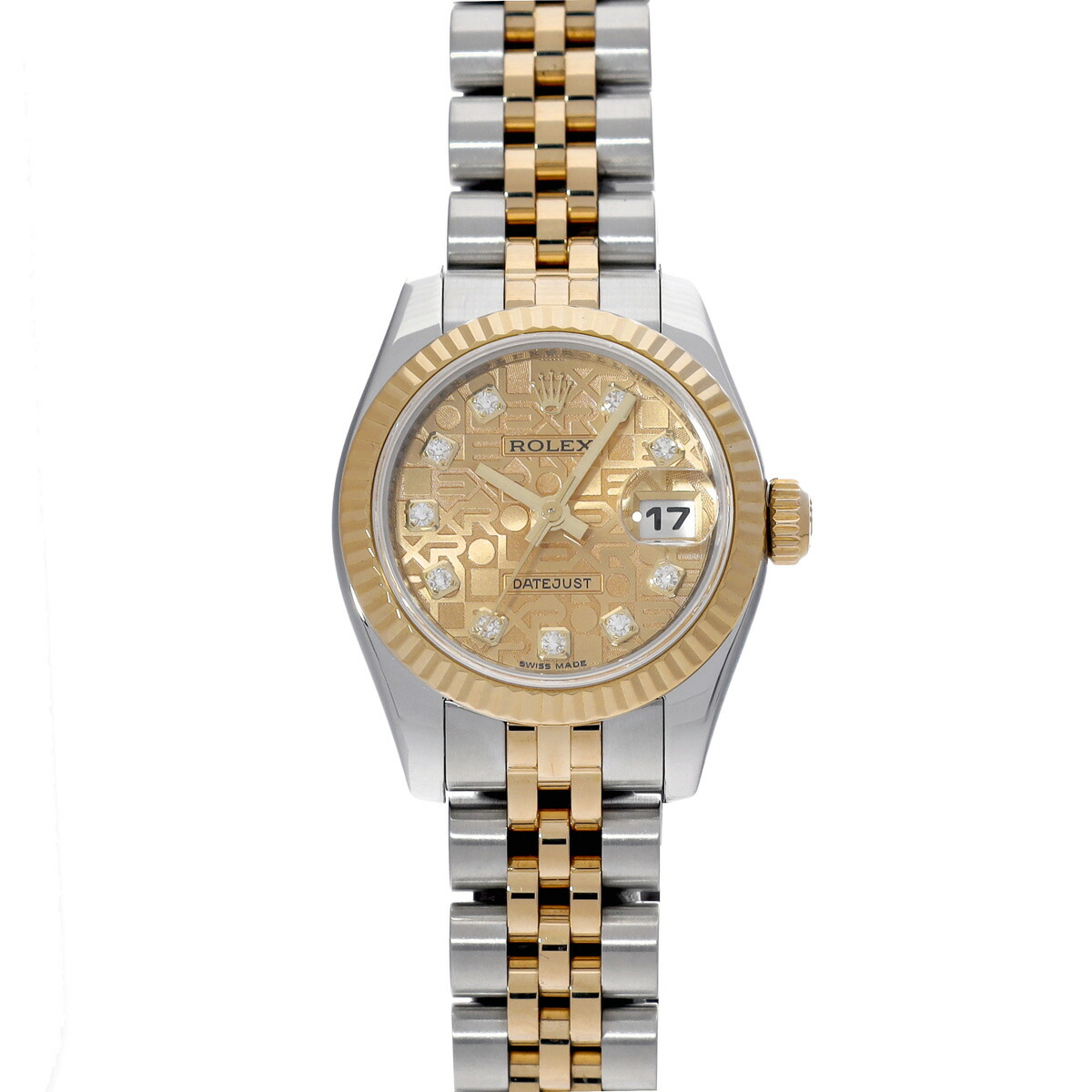 ROLEX デイトジャスト ゴールド ダイヤモンドインデックス 楽天市場】【ウォッチ】ROLEX ロレックス デイトジャスト