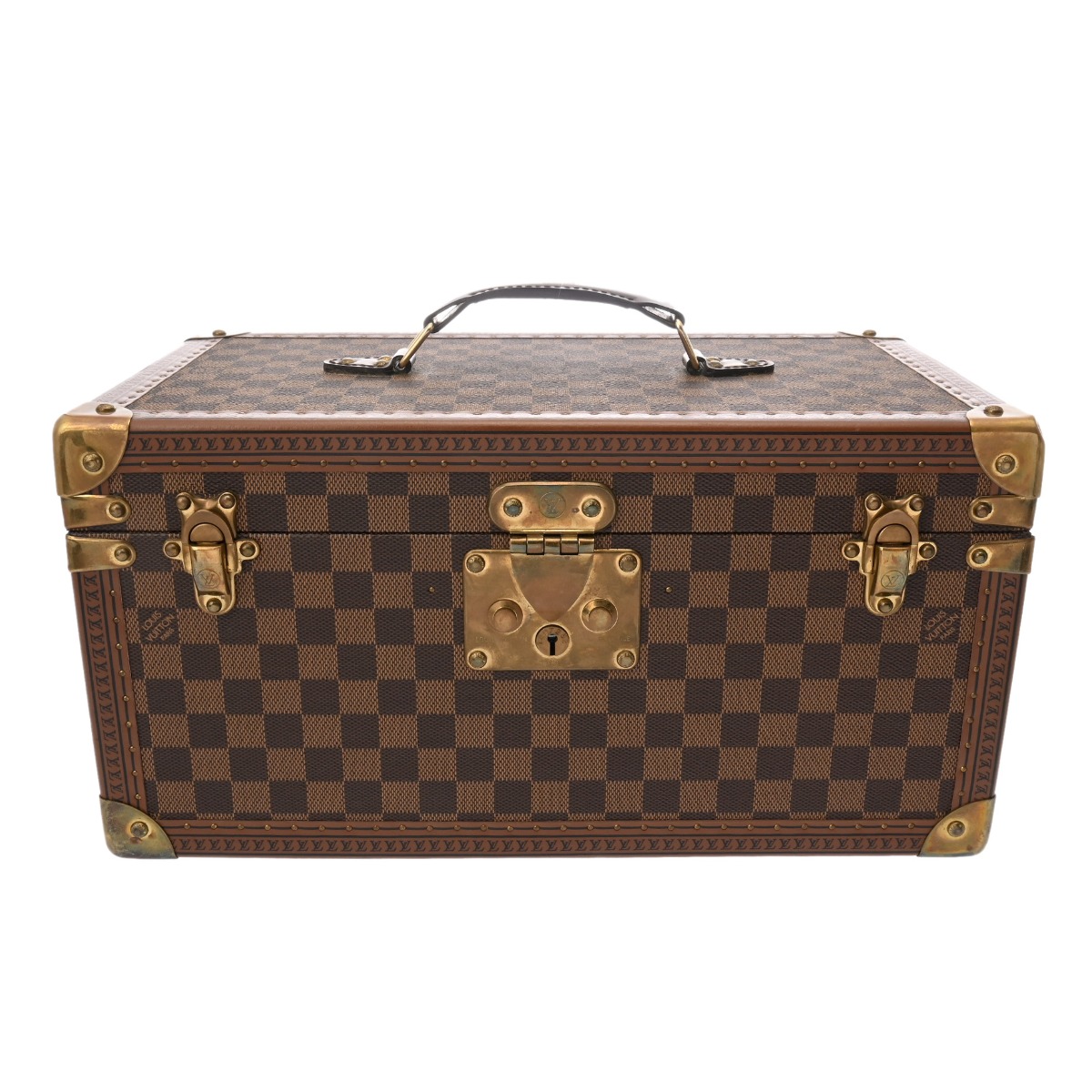 ルイ ヴィトン LOUIS VUITTON ダミエ ボワット ブテイユ SPオーダー コスメケース エベヌ ダミエキャンバス レディース トランク ヴィトンバッグ バック ブランド 【ローン48回払い無金利】【中古】
