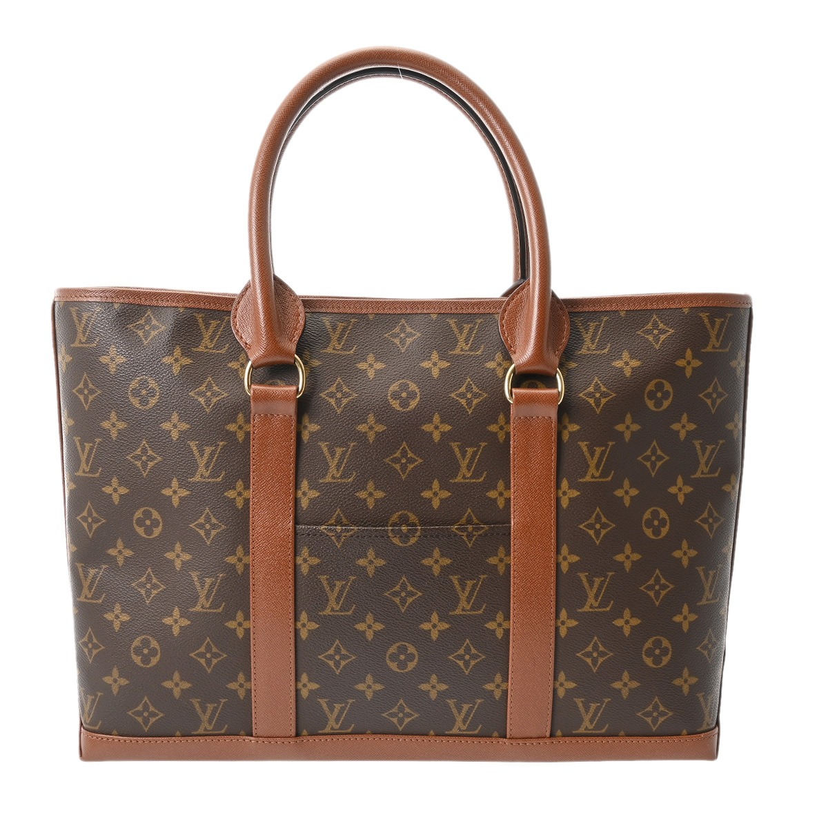 ルイ ヴィトン LOUIS VUITTON モノグラム ウィークエンドPM SPオーダー ブラウン モノグラムキャンバス ユニセックス トートバッグ ヴィトンバッグ バック ブランド 【ローン48回払い無金利】【中古】
