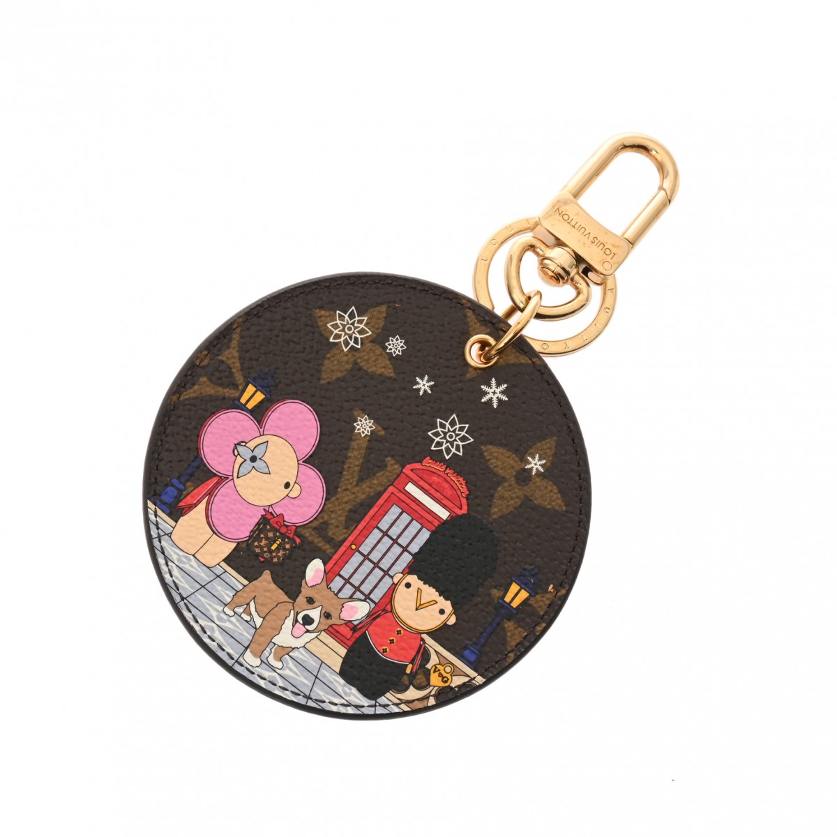 LOUIS VUITTON イリュストレ キーホルダー ヴィヴィエンヌ LOUIS VUITTON ルイ・ヴィトン バッグチャーム ポルトクレ