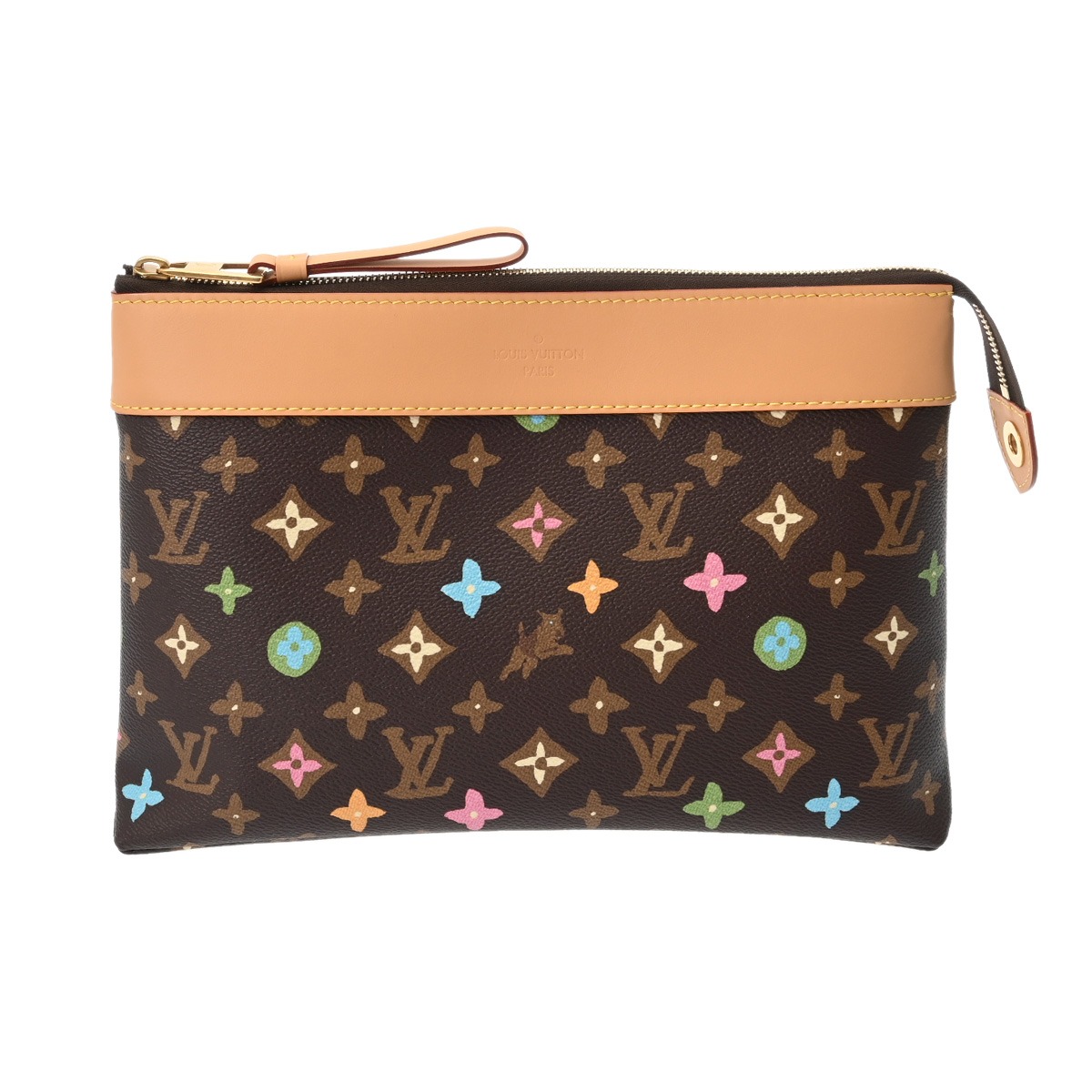 ルイ ヴィトン LOUIS VUITTON モノグラム ポシェットヴォワヤージュ スープル ブラウン M83568 モノグラムクラギー メンズ クラッチバッグ ヴィトンバッグ バック ブランド 【ローン48回払い無金利】【未使用】
