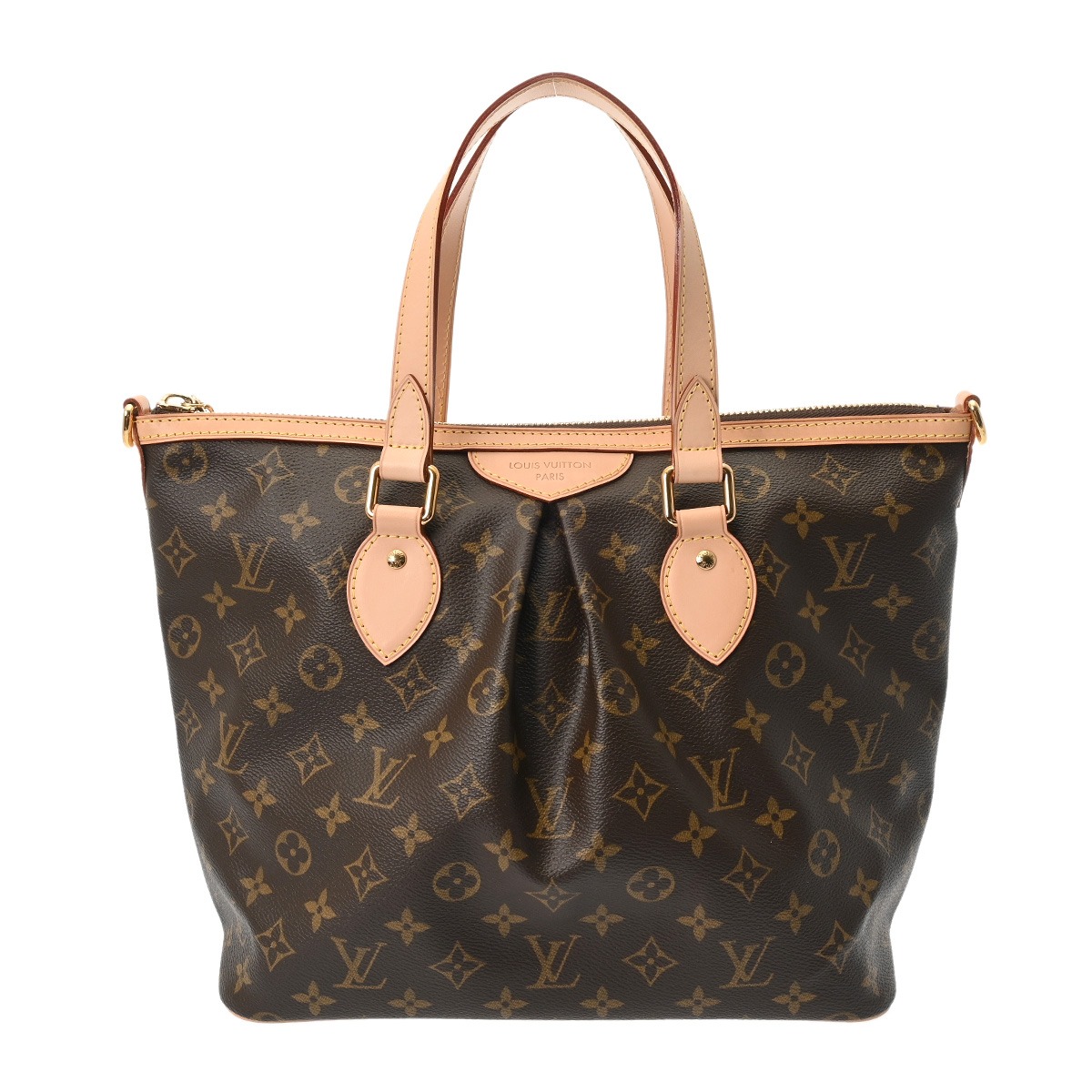 ルイ ヴィトン LOUIS VUITTON モノグラム パレルモ PM 2WAY ブラウン M40145 モノグラムキャンバス レディース ハンドバッグ ヴィトンバッグ バック ブランド 【ローン48回払い無金利】【中古】