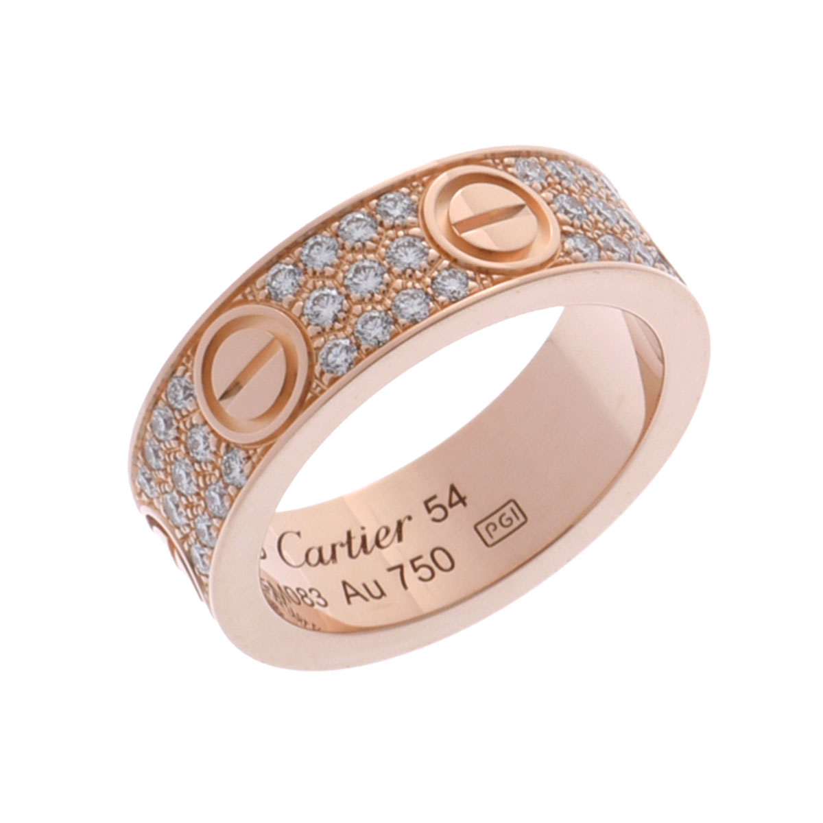 楽天市場】Cartier ラブ リング パヴェダイヤモンド リング LOVE RING