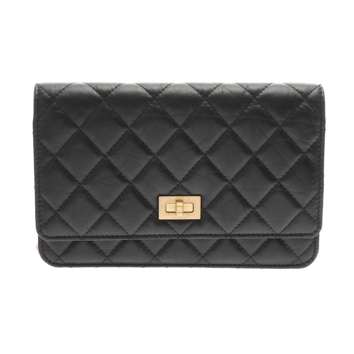 CHANEL 即購入禁止 CHANEL19 チェーンウォレット 2WAY ネイビー/コンビ金具 AP0957