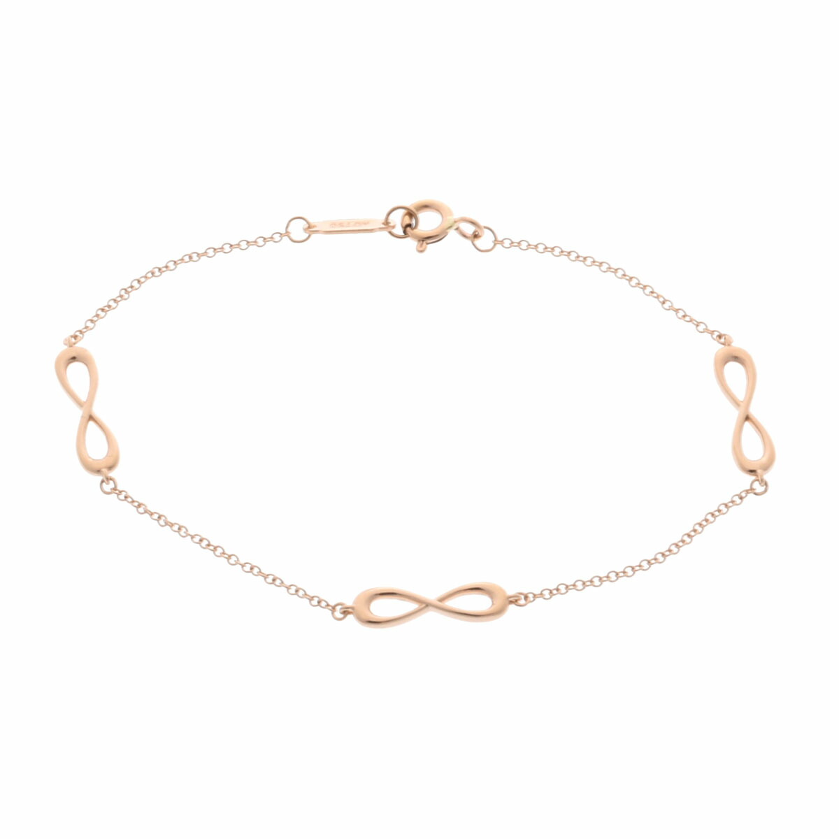 楽天市場】質屋 ティファニー インフィニティ ブレスレット 750 K18