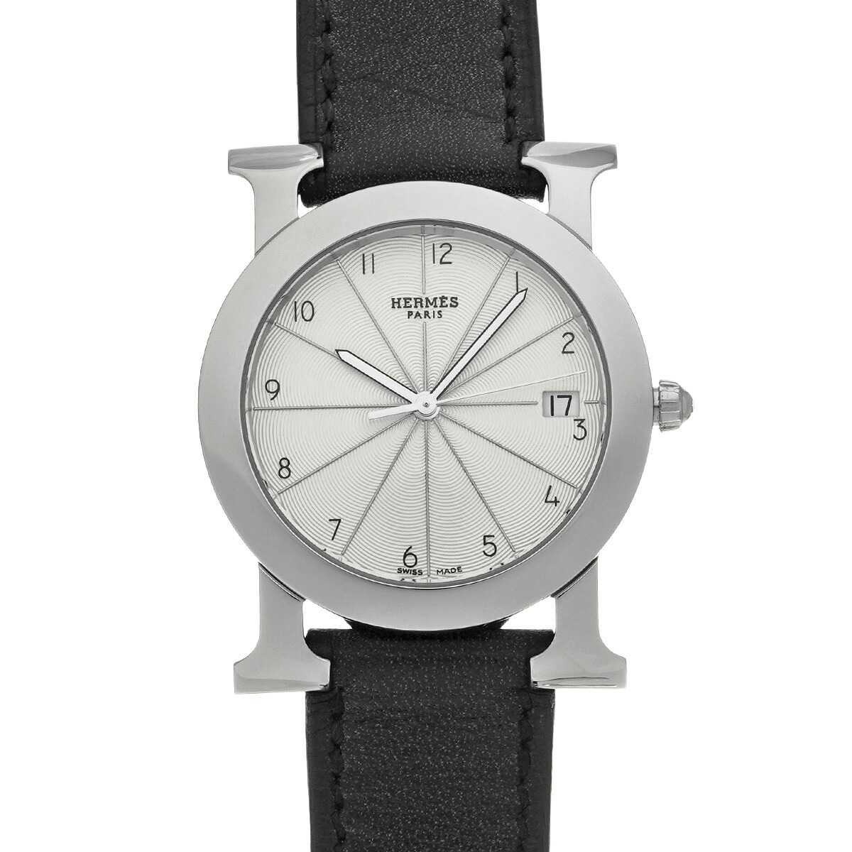 エルメス HERMES Hウォッチ ロンド HR1.510 ホワイト レディース 腕時計 エルメス 時計 高級腕時計 ブランド 【ローン48回払い無金利】【中古】