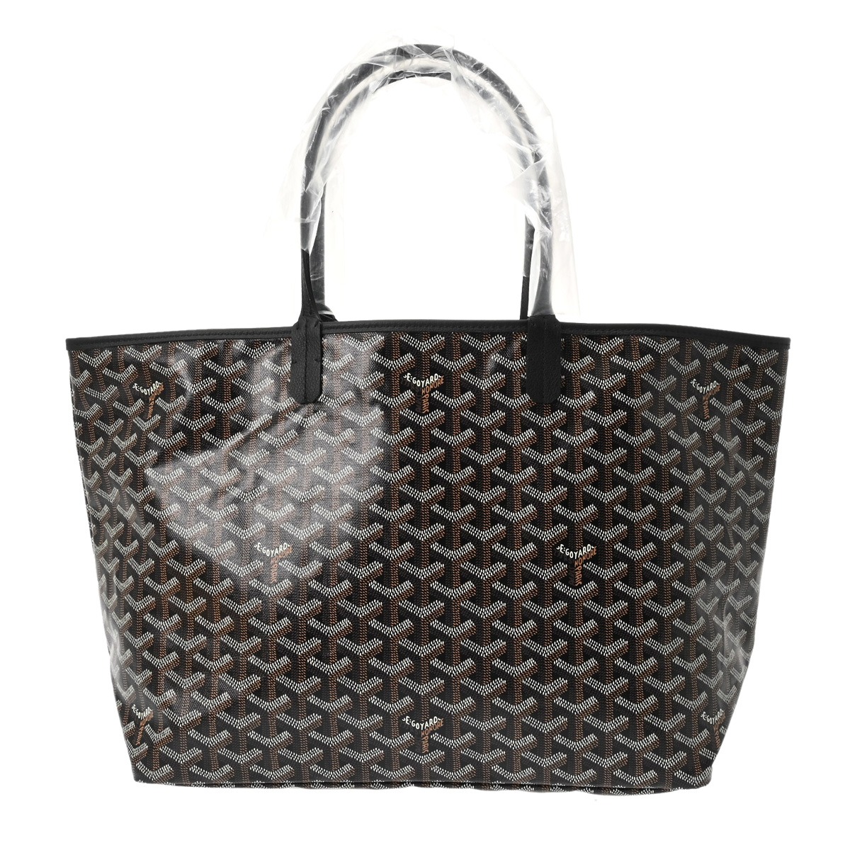 【～7/26 最大5万円クーポン】ゴヤール GOYARD ヘリンボーン サンルイ PM ブラック PVC/カーフ ユニセックス トートバッグ ゴヤール トートバッグ バック ブランド 【ローン48回払い無金利】【未使用】｜ウォッチニアン ブランド品専門店 180,400円