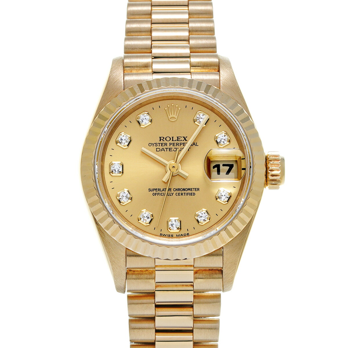 知多　金無垢ロレックス　69178 駒18金無垢　2個と付属品 金無垢デイトジャスト69178お買取させて頂きました！金相場って