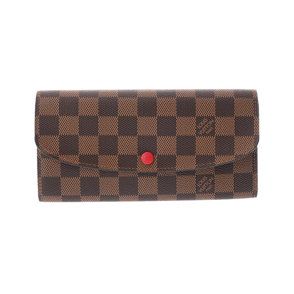 ルイ ヴィトン LOUIS VUITTON ダミエ ポルトフォイユ エミリー 頬べに N63544 ダミエキャンバス レディース 長紙入れ ルイ ヴィトン 紙入れ ブランド名 【貸し付け金48回払い無利子】【中古】