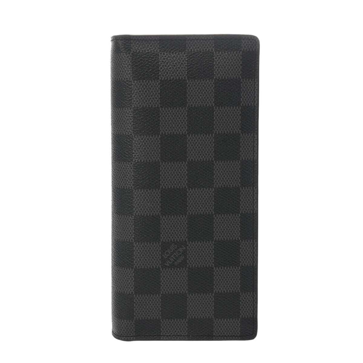 ルイ ヴィトン LOUIS VUITTON ダミエグラフィット ポルトフォイユ ブラザ ブラック/グレー N62665 ダミエキャンバス メンズ 長財布 ルイ ヴィトン 財布 ブランド 【ローン48回払い無金利】【中古】