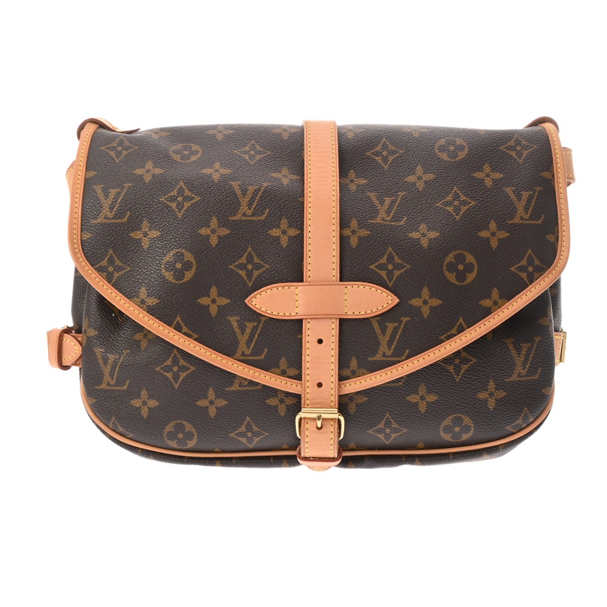 【~7/26 最大5万円クーポン】ルイ ヴィトン LOUIS VUITTON モノグラム ソミュール 30 ブラウン M42256 モノグラムキャンバス レディース ショルダーバッグ ヴィトンバッグ バック ブランド 【ローン48回払い無金利】【中古】|ウォッチニアン ブランド品専門店