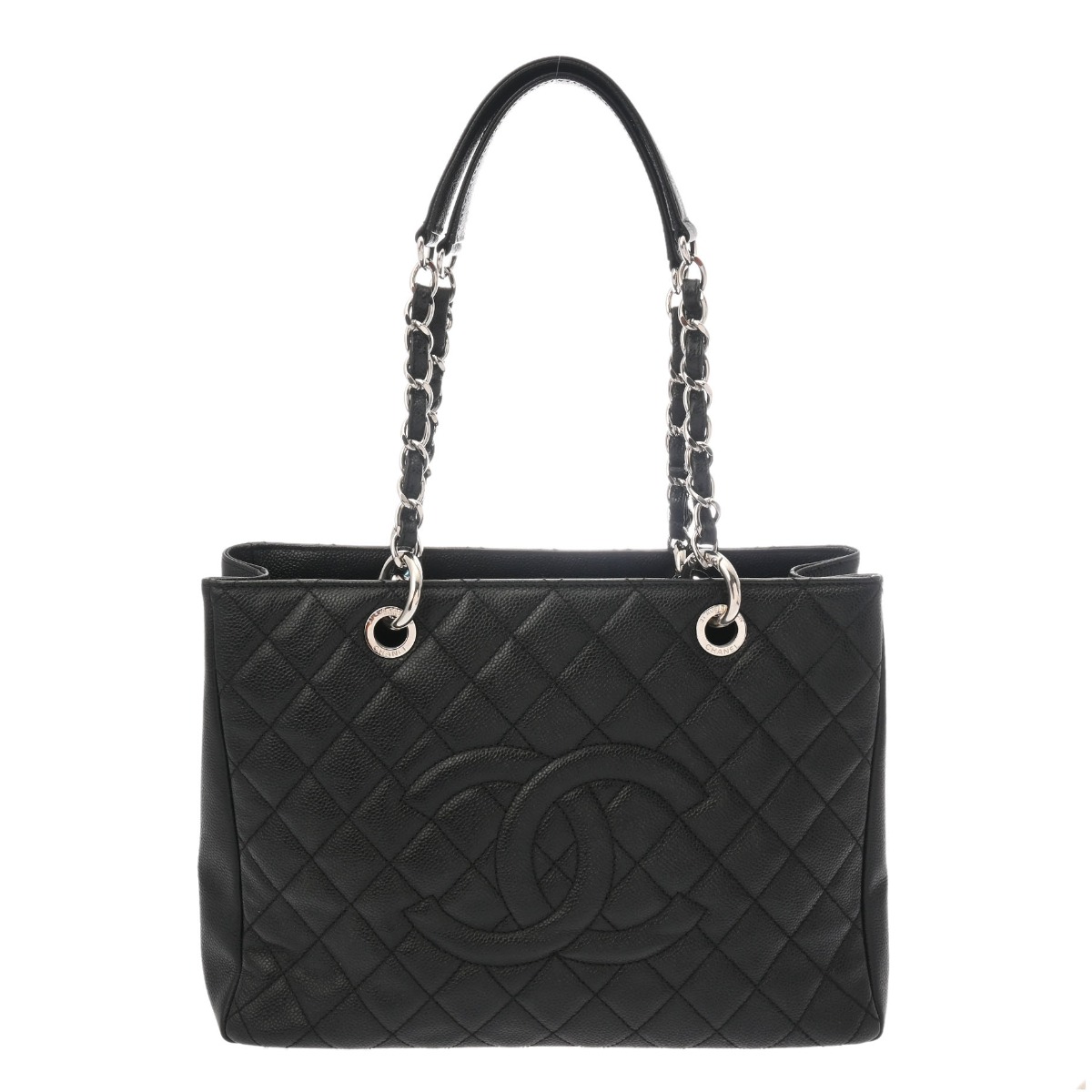 シャネル CHANEL マトラッセ GST ブラック A50995 キャビアスキン レディース トートバッグ chanel シャネル バッグ バック ブランド 【ローン48回払い無金利】【中古】