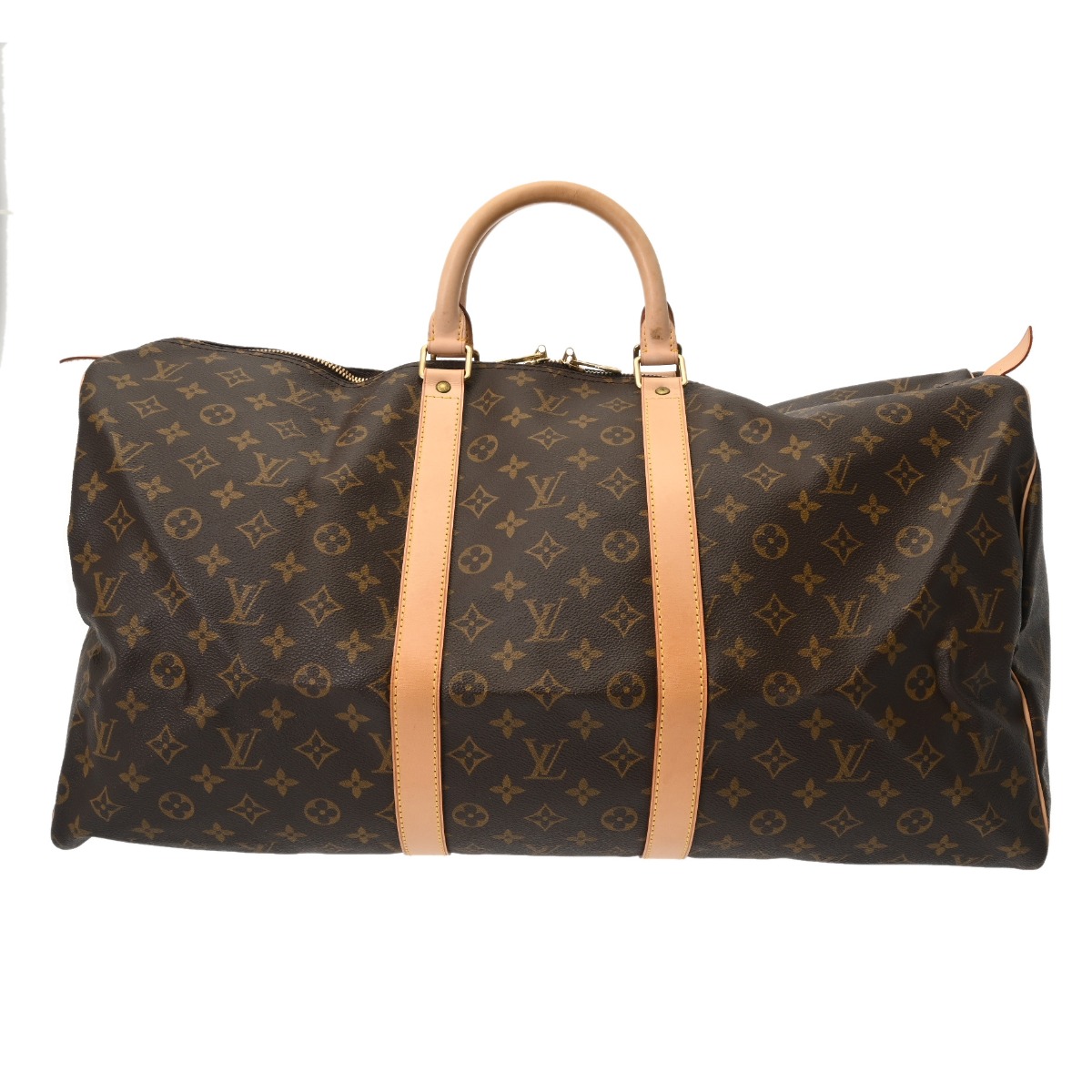 ルイ ヴィトン LOUIS VUITTON モノグラム キーポル 55 ブラウン M41424 モノグラムキャンバス ユニセックス ボストンバッグ ヴィトンバッグ バック ブランド 【ローン48回払い無金利】【中古】
