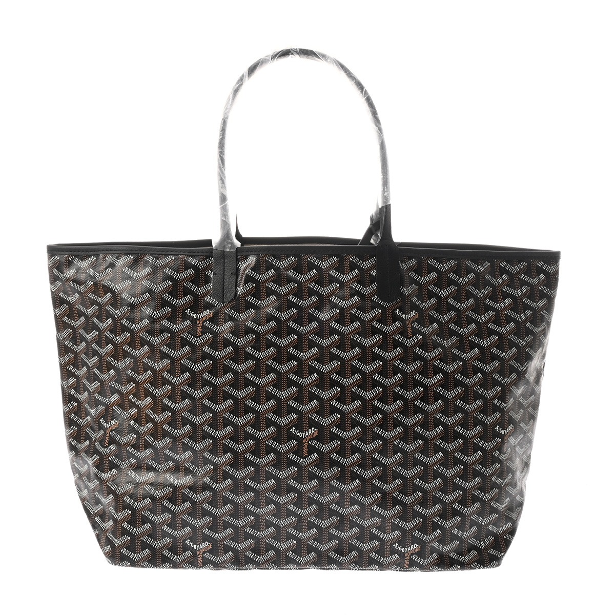 ゴヤール GOYARD ヘリンボーン サンルイ PM ブラック/ブラウン PVC/カーフ ユニセックス トートバッグ ゴヤール トートバッグ バック ブランド 【ローン48回払い無金利】【未使用】 180,400円