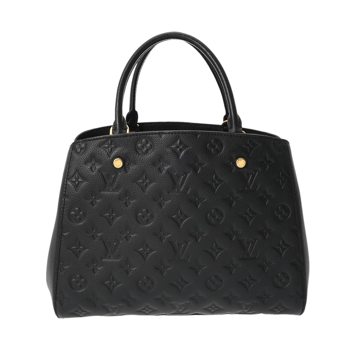 ルイ ヴィトン LOUIS VUITTON モノグラムアンプラント モンテーニュ MM ノワール M41048 レザー レディース ハンドバッグ ヴィトンバッグ バック ブランド 【ローン48回払い無金利】【中古】