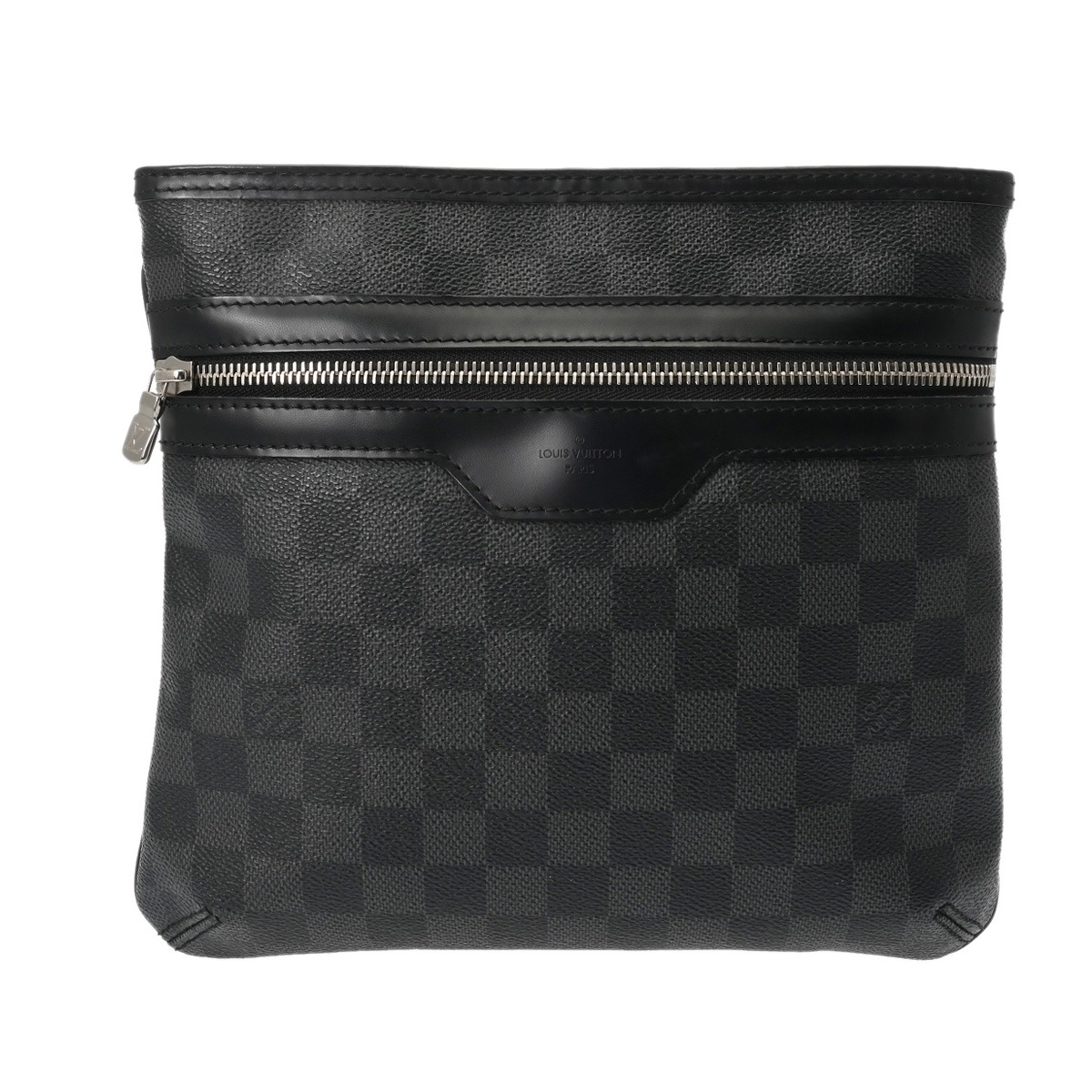 ルイ ヴィトン LOUIS VUITTON ダミエグラフィット トマス ブラック N58028 ダミエキャンバス メンズ ショルダーバッグ ヴィトンバッグ バック ブランド 【ローン48回払い無金利】【中古】 60,390円