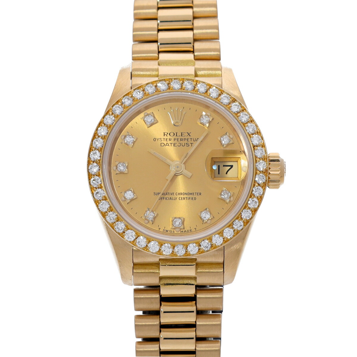 楽天市場】ROLEX ロレックス デイトジャスト 69138 ベゼルダイヤ 文字