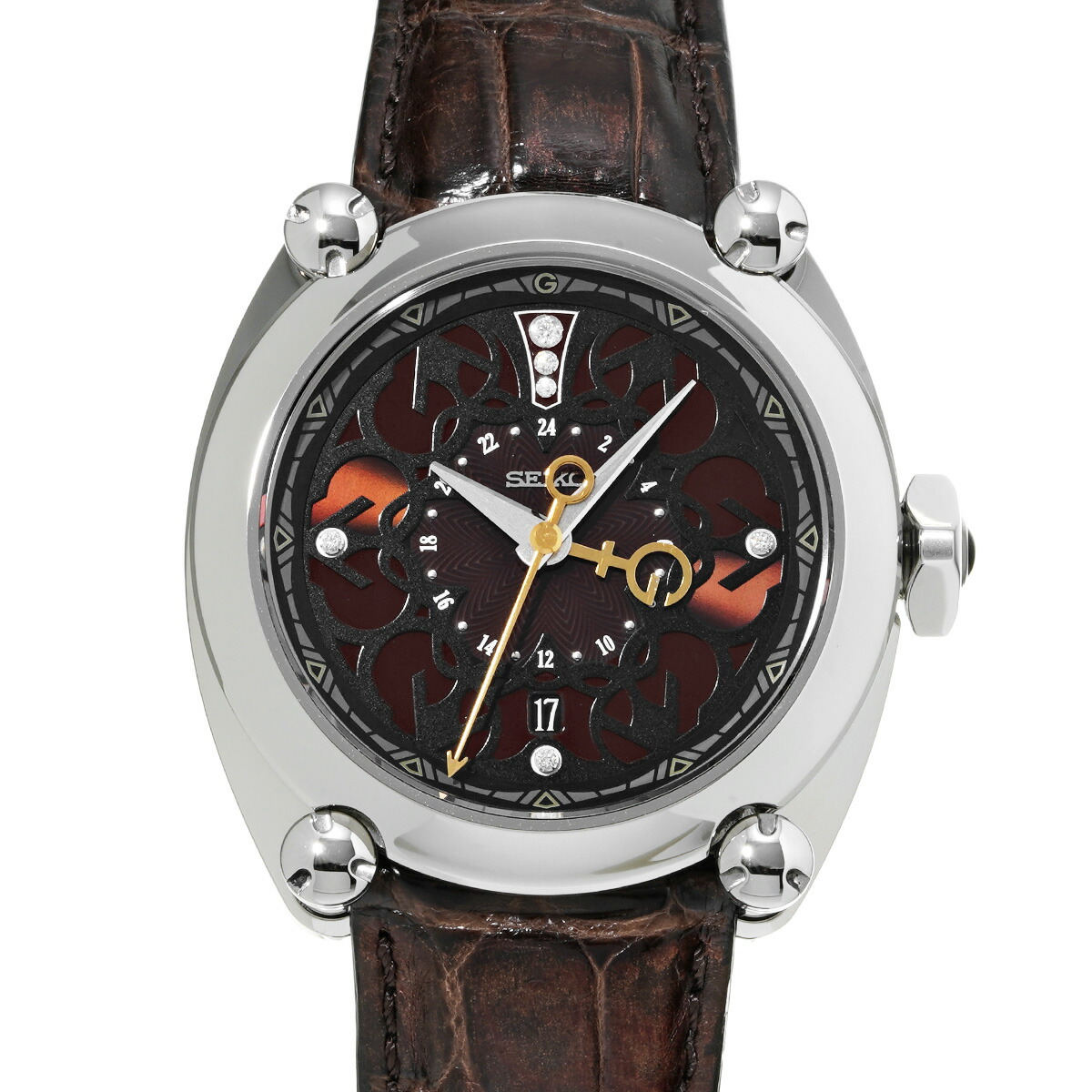 セイコー SEIKO ガランテ 世界限定100本 SBLM009 ブラウン文字盤 楽天市場】セイコー SEIKO ガランテ 世界限定100本 SBLM009
